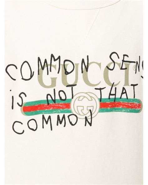 common sense is not that common gucci shoes|who wrote the Gucci slogan.